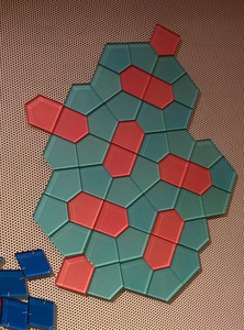 Tessellating shapes at the MoMath.